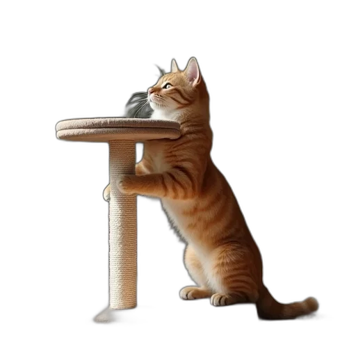 staff, furniture, animal, photorealistic transparent PNG cut-out