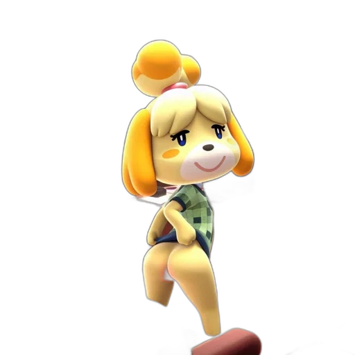staff, animal, weapon, 3d render transparent PNG cut-out