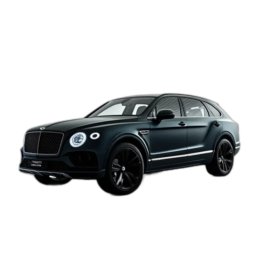car, 3d render, photorealistic, bentley transparent PNG cut-out