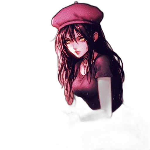 hat, face, staff, dress transparent PNG cut-out