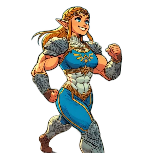 comic book art, concept art, fantasy art, pixel art transparent PNG cut-out