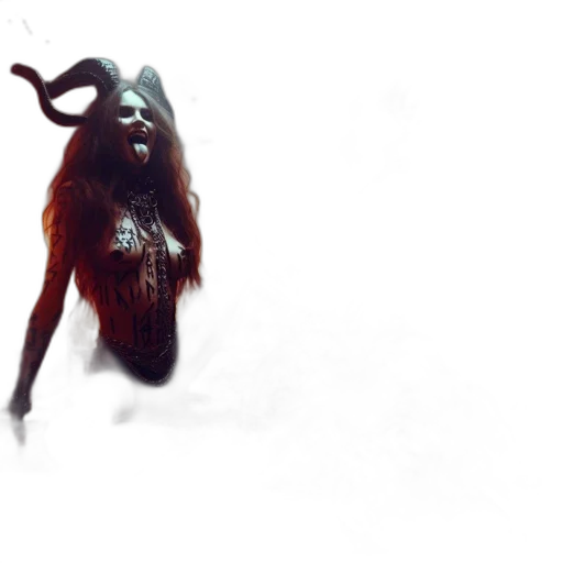 creature, animal, mask, hair transparent PNG cut-out