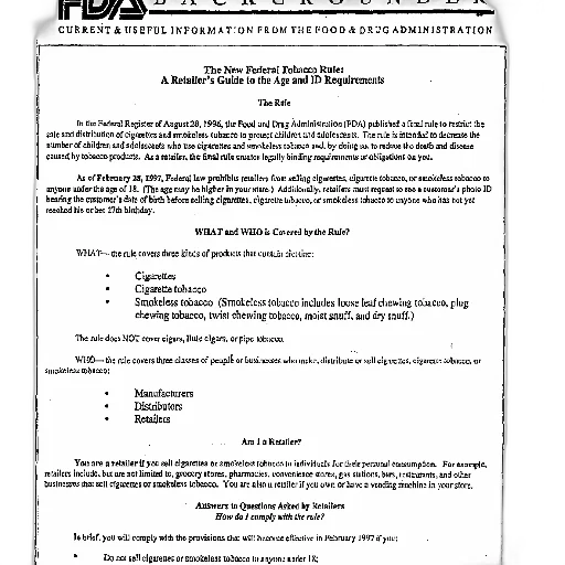 page, fda, backgrounder, section transparent PNG cut-out