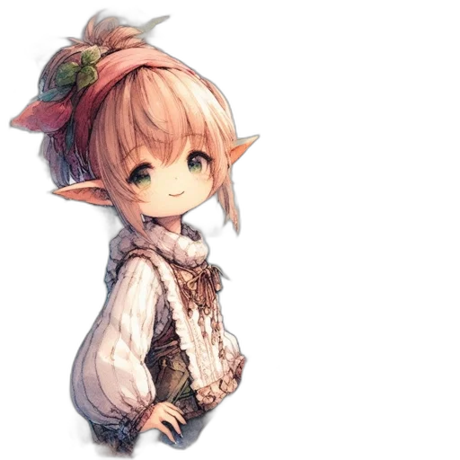 staff, face, dragon, dress transparent PNG cut-out