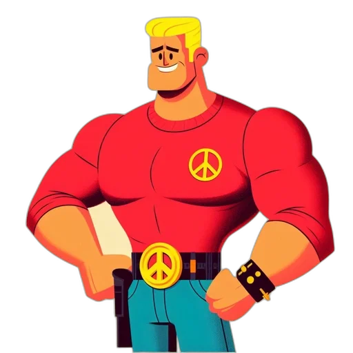weapon, staff, jacket, robot transparent PNG cut-out