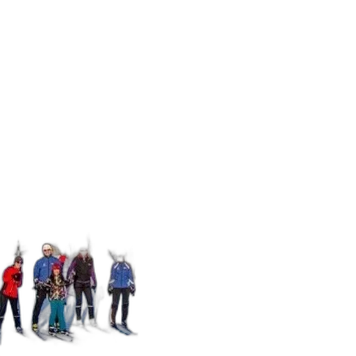 staff, umbrella, jacket, robot transparent PNG cut-out