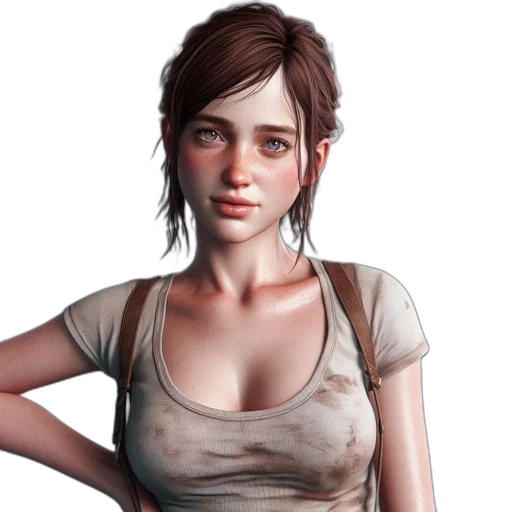 face, concept art, photorealistic, fantasy art transparent PNG cut-out