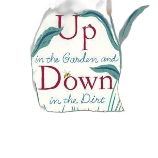 garden, down, dirt, book transparent PNG cut-out