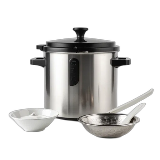 food, stainless, steel, pressure transparent PNG cut-out