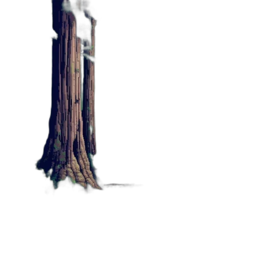 tree, staff, hair, sword transparent PNG cut-out