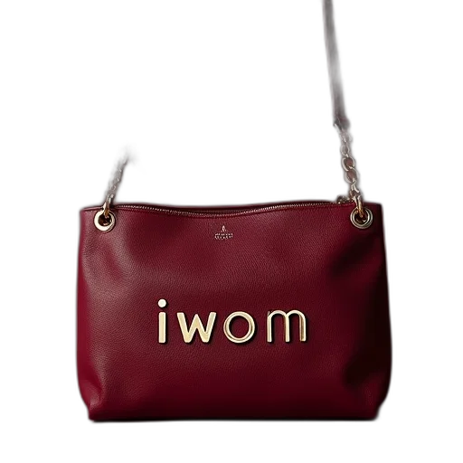 jewelry, maroon, purse, words transparent PNG cut-out