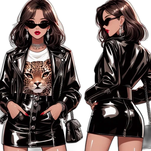 jacket, comic book art, concept art, cartoon transparent PNG cut-out