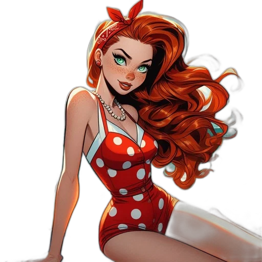 dress, comic book art, cartoon, concept art transparent PNG cut-out