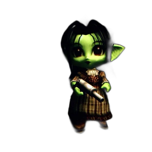 staff, creature, 3d render, fantasy art transparent PNG cut-out