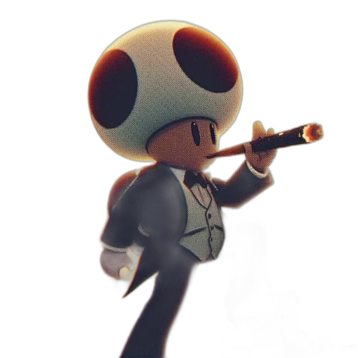 staff, robot, hat, jacket transparent PNG cut-out