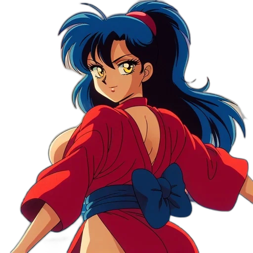 dress, anime, vaporwave, concept art transparent PNG cut-out