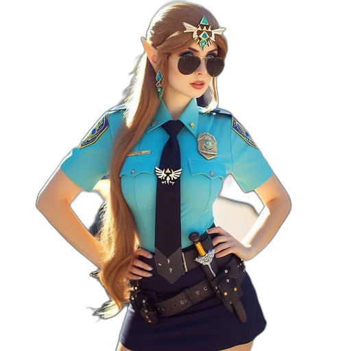 staff, jacket, robot, face transparent PNG cut-out