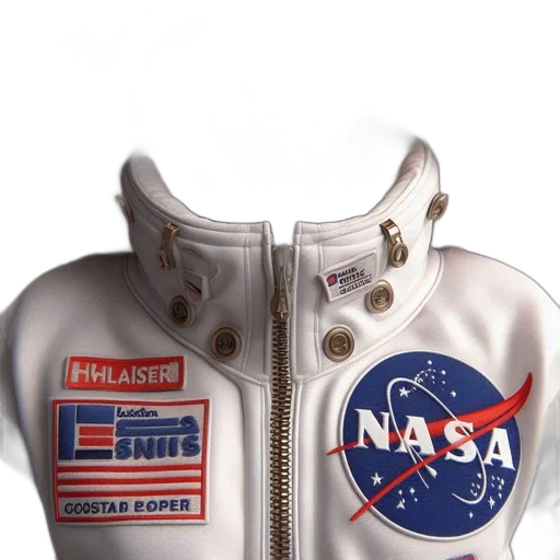 jacket, 3d render, outer space, woman transparent PNG cut-out