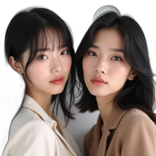 face, photorealistic, oil painting, 3d render transparent PNG cut-out