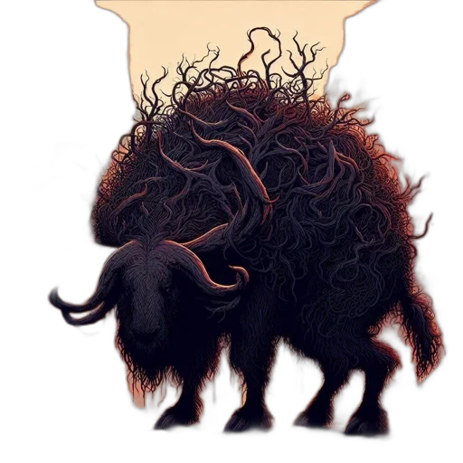 animal, hair, creature, crown transparent PNG cut-out