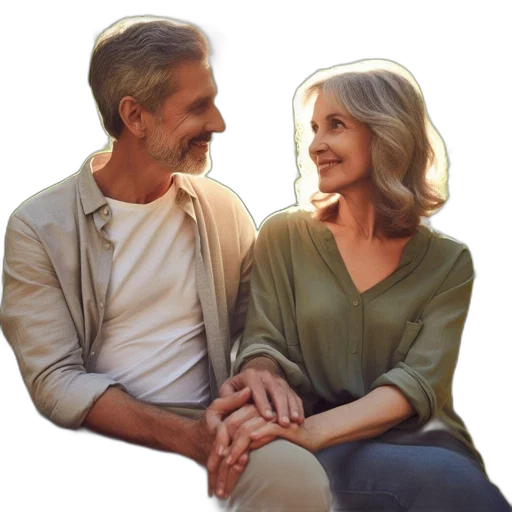 photorealistic, fog, fire, elderly transparent PNG cut-out