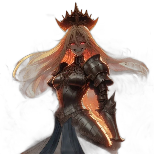 crown, sword, weapon, fantasy art transparent PNG cut-out