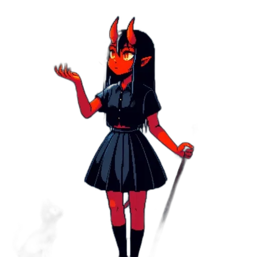 staff, dress, dragon, creature transparent PNG cut-out
