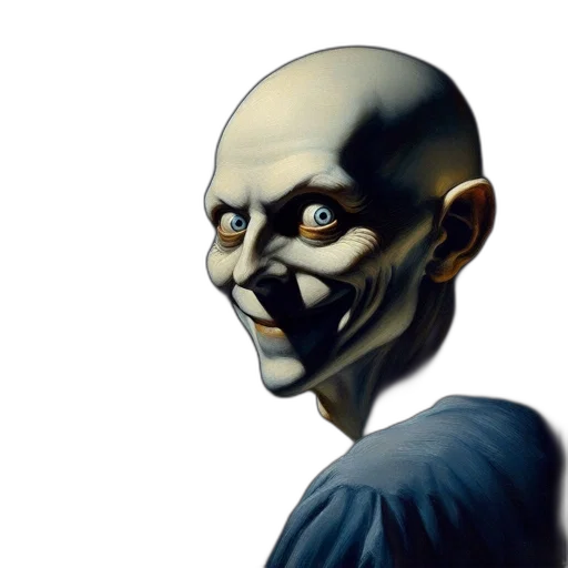 mask, face, creature, staff transparent PNG cut-out