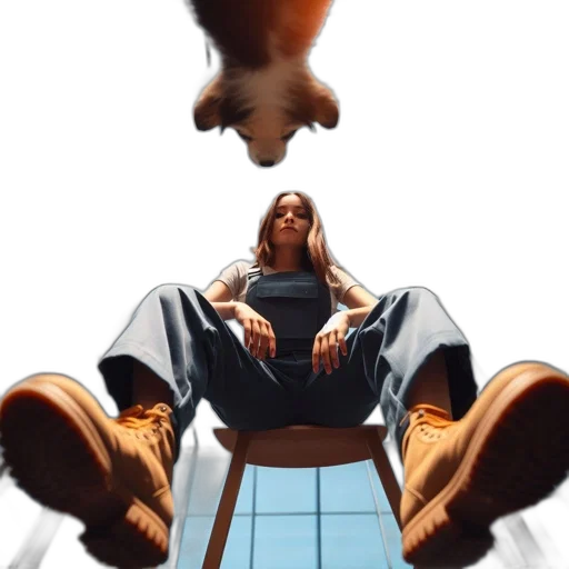 animal, furniture, shoes, hair transparent PNG cut-out
