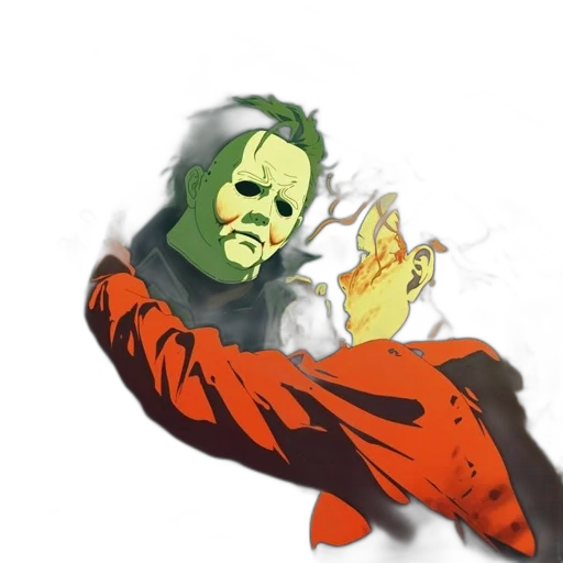 mask, creature, concept art, comic book art transparent PNG cut-out