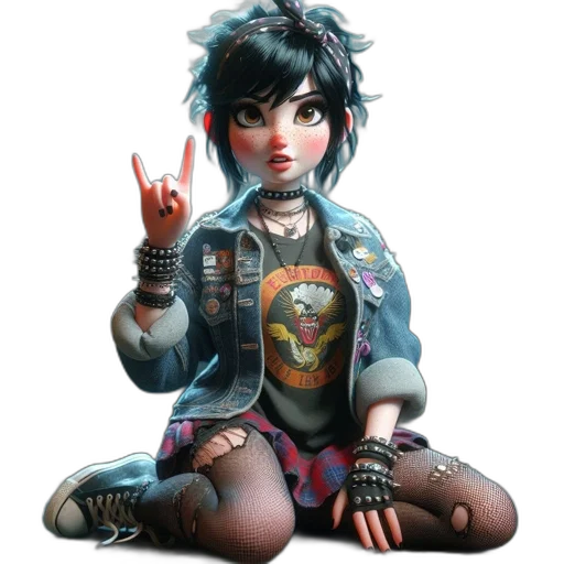 cyberpunk, concept art, fantasy art, pixel art transparent PNG cut-out