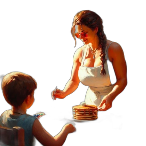jewelry, food, oil painting, photorealistic transparent PNG cut-out