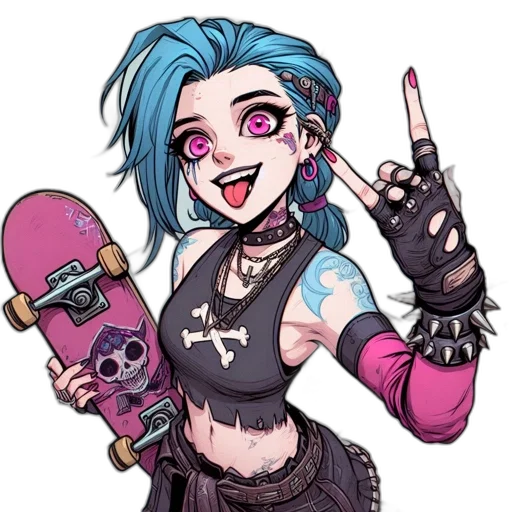 cartoon, cyberpunk, concept art, comic book art transparent PNG cut-out