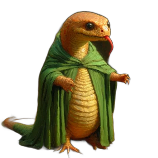 dragon, creature, animal, staff transparent PNG cut-out