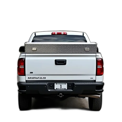 white, pickup, truck, silver transparent PNG cut-out