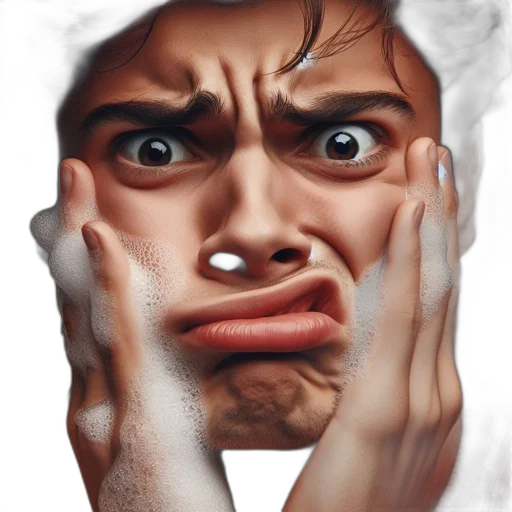 face, mask, creature, hair transparent PNG cut-out
