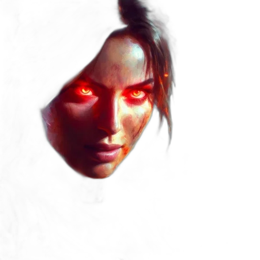face, mask, robot, creature transparent PNG cut-out