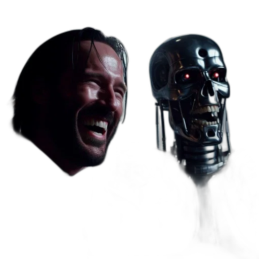 mask, face, robot, weapon transparent PNG cut-out