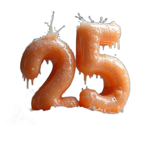 3d render, melts, individually transparent PNG cut-out
