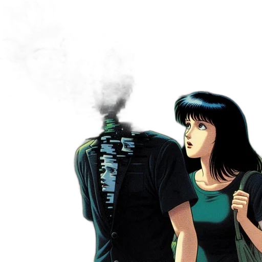comic book art, concept art, cartoon, anime transparent PNG cut-out