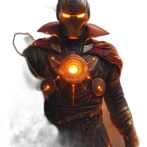 robot, mask, staff, concept art transparent PNG cut-out