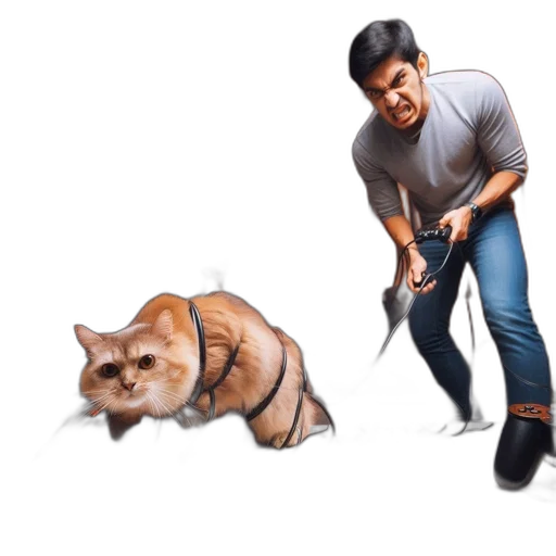 animal, creature, weapon, staff transparent PNG cut-out