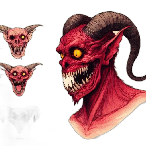 mask, creature, concept art, fantasy art transparent PNG cut-out