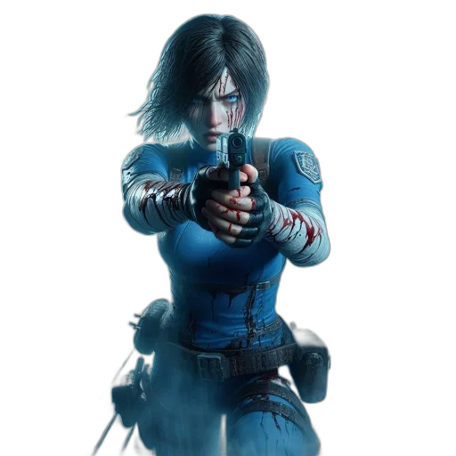 weapon, concept art, comic book art, cyberpunk transparent PNG cut-out