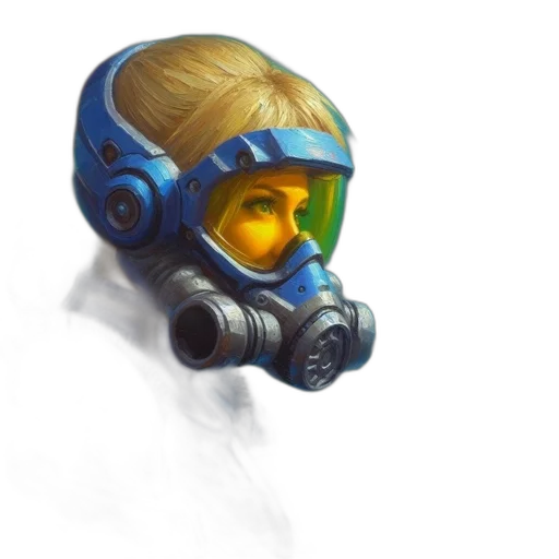 mask, robot, weapon, face transparent PNG cut-out