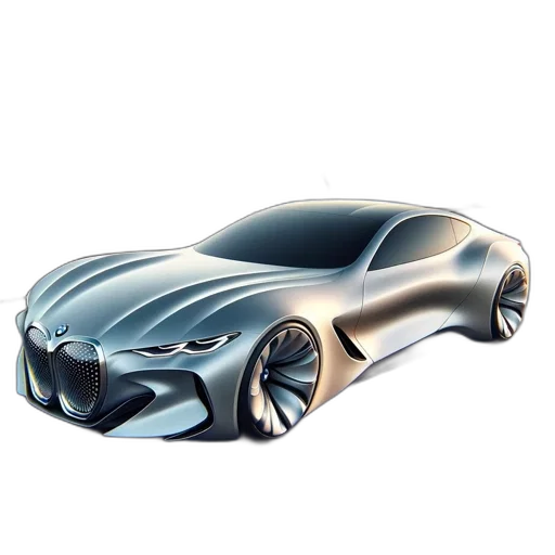 car, 3d render, concept art, photorealistic transparent PNG cut-out