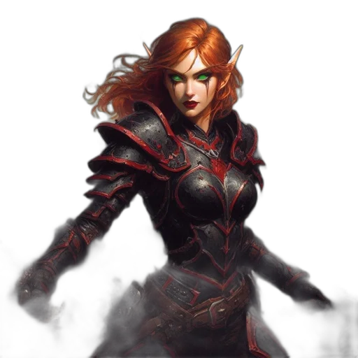 fantasy art, concept art, comic book art, photorealistic transparent PNG cut-out