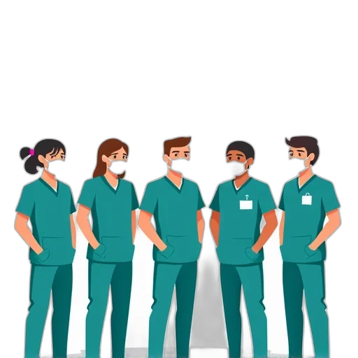 staff, concept art, green, group transparent PNG cut-out