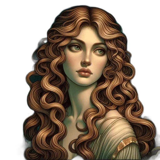 hair, jewelry, face, crown transparent PNG cut-out