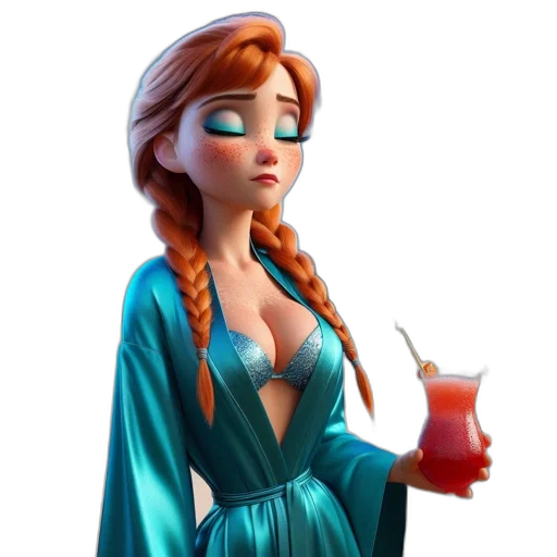 dress, fantasy art, 3d render, concept art transparent PNG cut-out